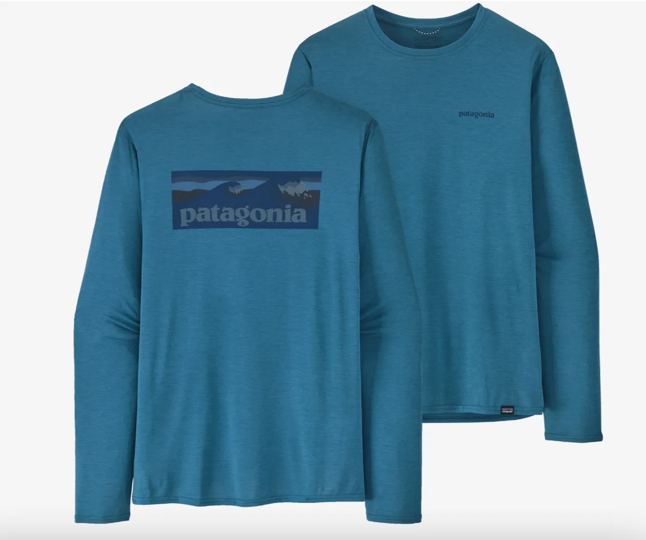 Patagonia LS Capilene Cool Daily Graphic Shirt - Waters M