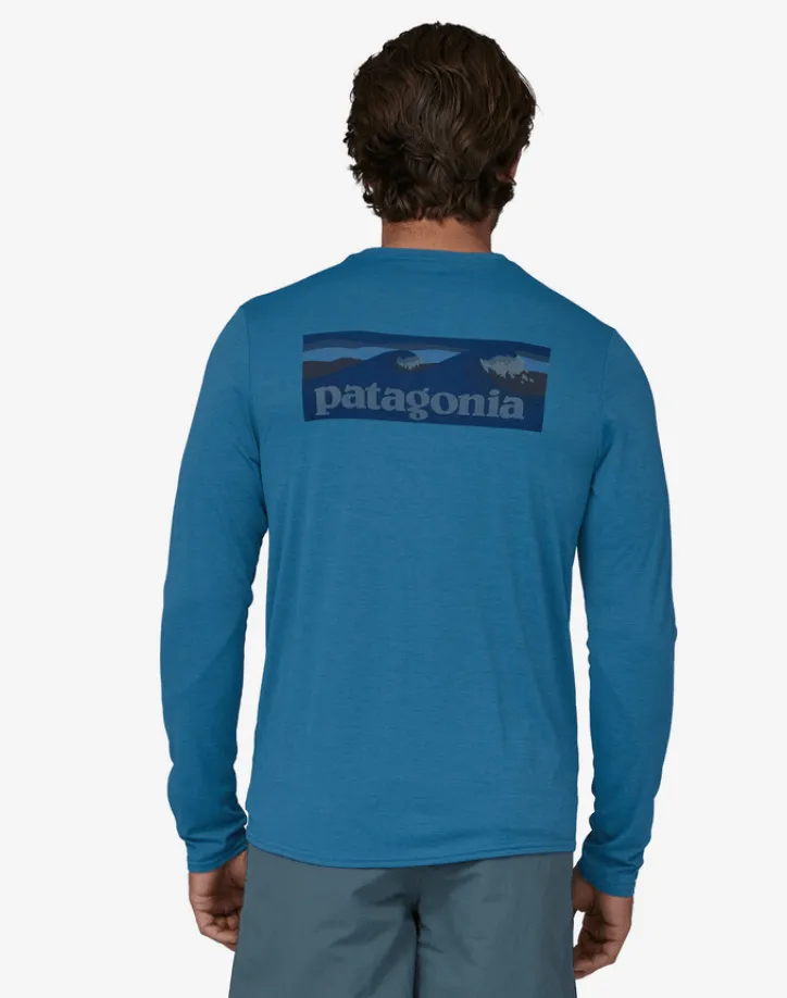 Patagonia LS Capilene Cool Daily Graphic Shirt - Waters M