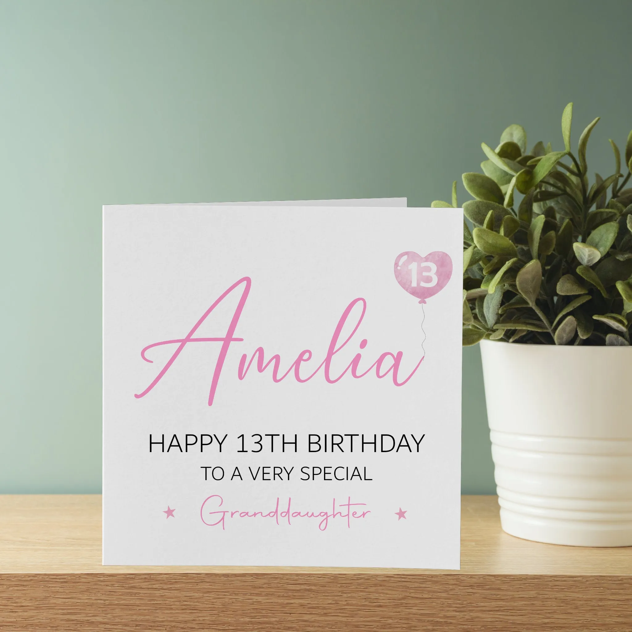 Personalised Birthday Card Teenager Girl