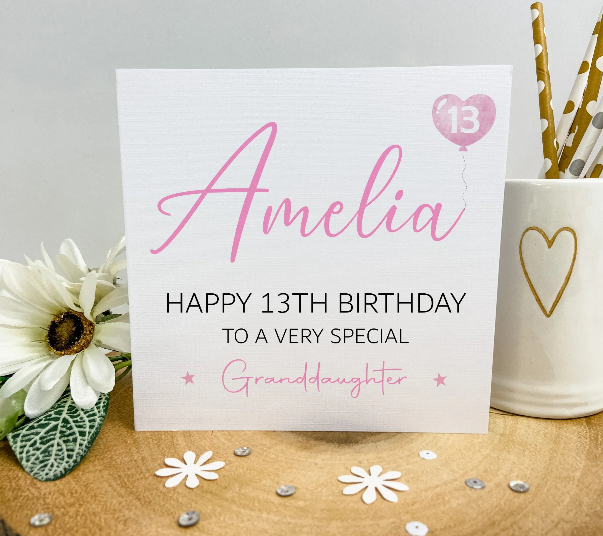 Personalised Birthday Card Teenager Girl