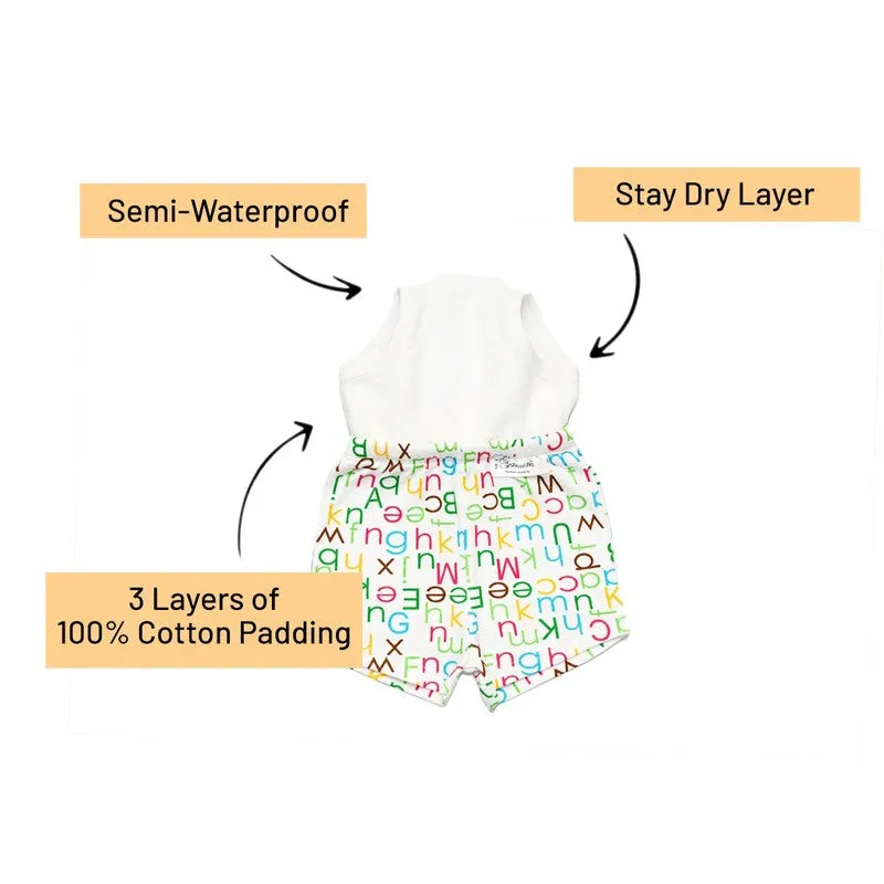 Potty Training Shorts for Toddlers | 100% Cotton. (Size 4, Fits 4 – 5 years) - Pack of 1