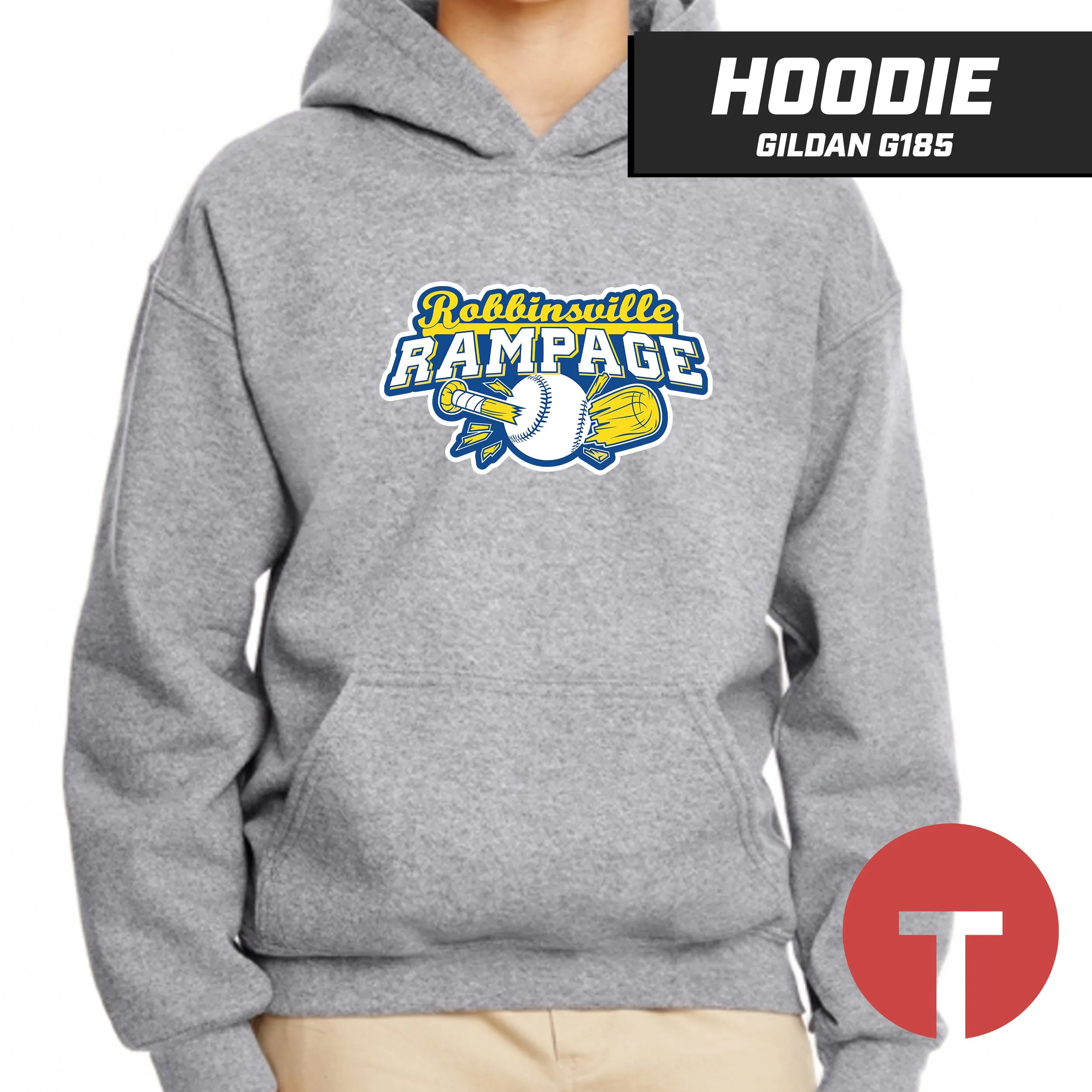 Robbinsville Rampage - Hoodie Gildan G185