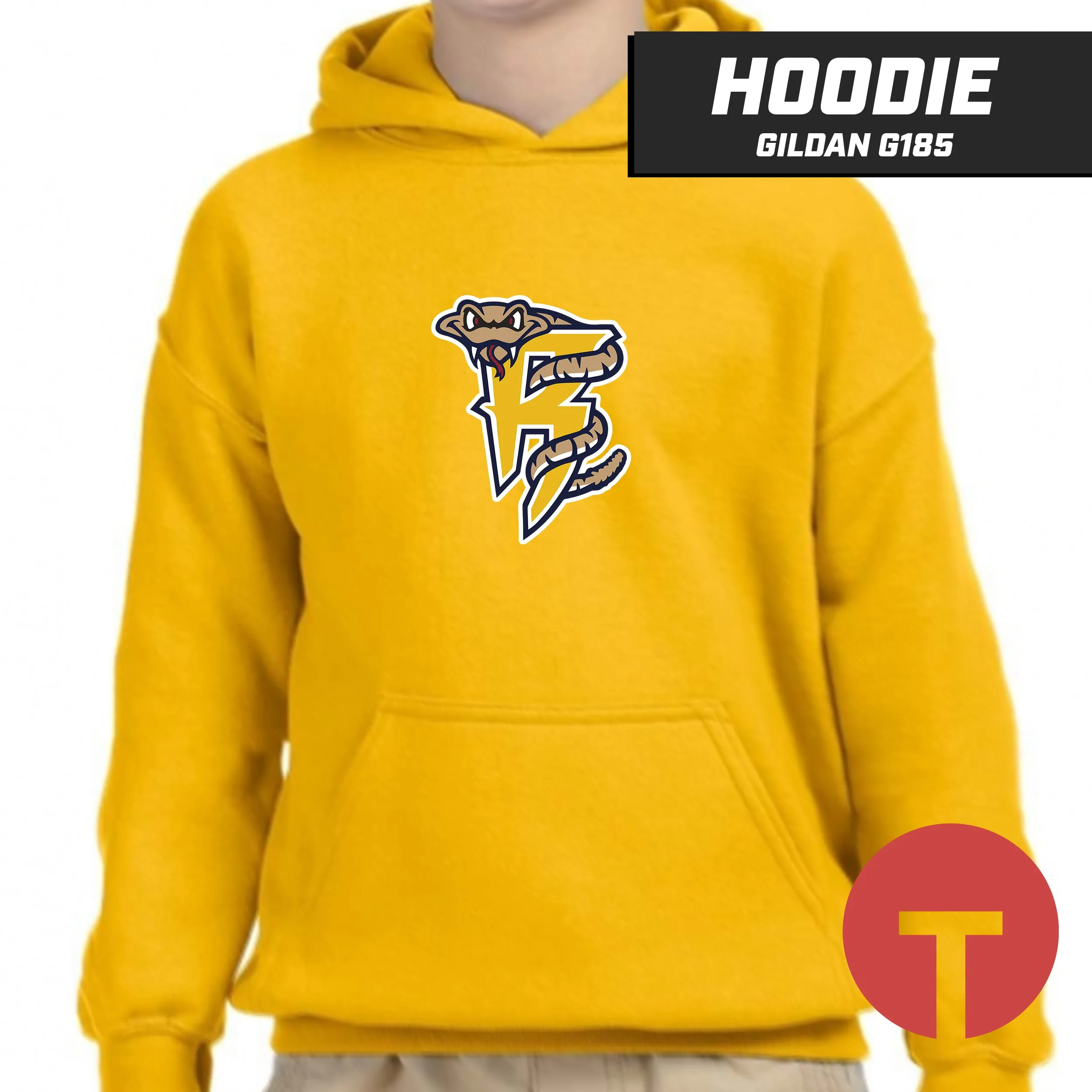 Rounding Third Rattlers - Hoodie Gildan G185