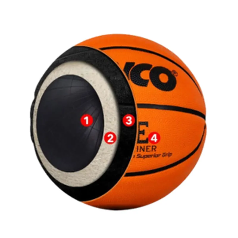 Rubberized Moulded Basketball (Classic Basketball Design,Size-7)