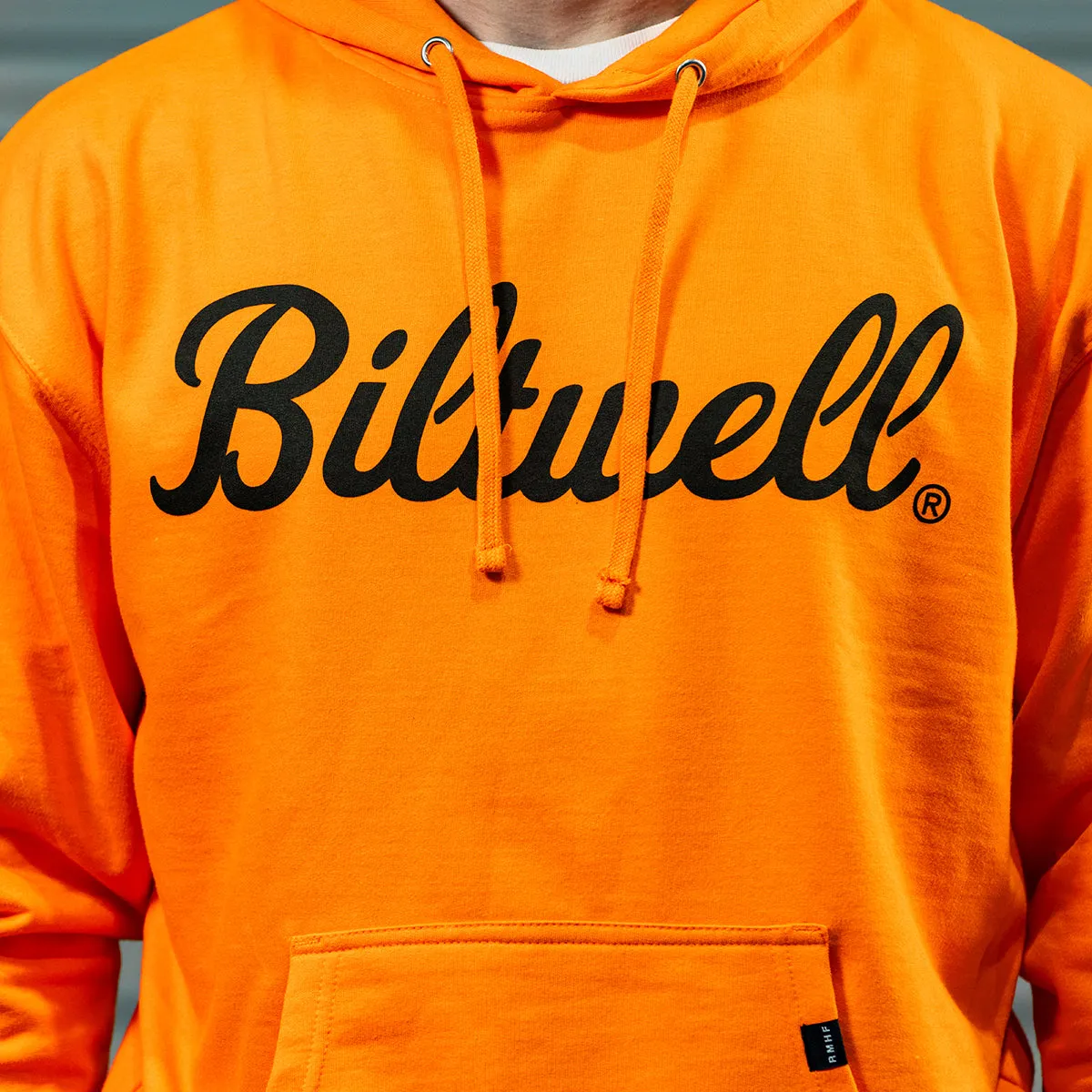 Script Pullover Hoodie - Hi-Vis