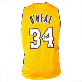 Shaquille O'Neal Signed Los Angeles Yellow Diesel Basketball Jersey (Beckett)