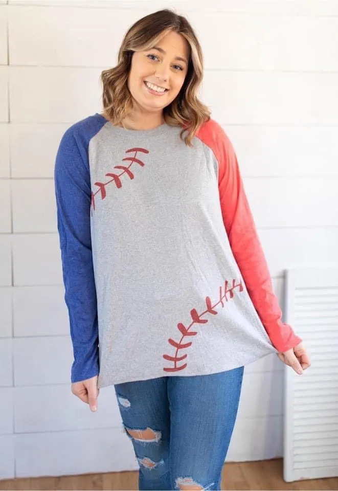 Take Me Out to the Ballgame Raglan