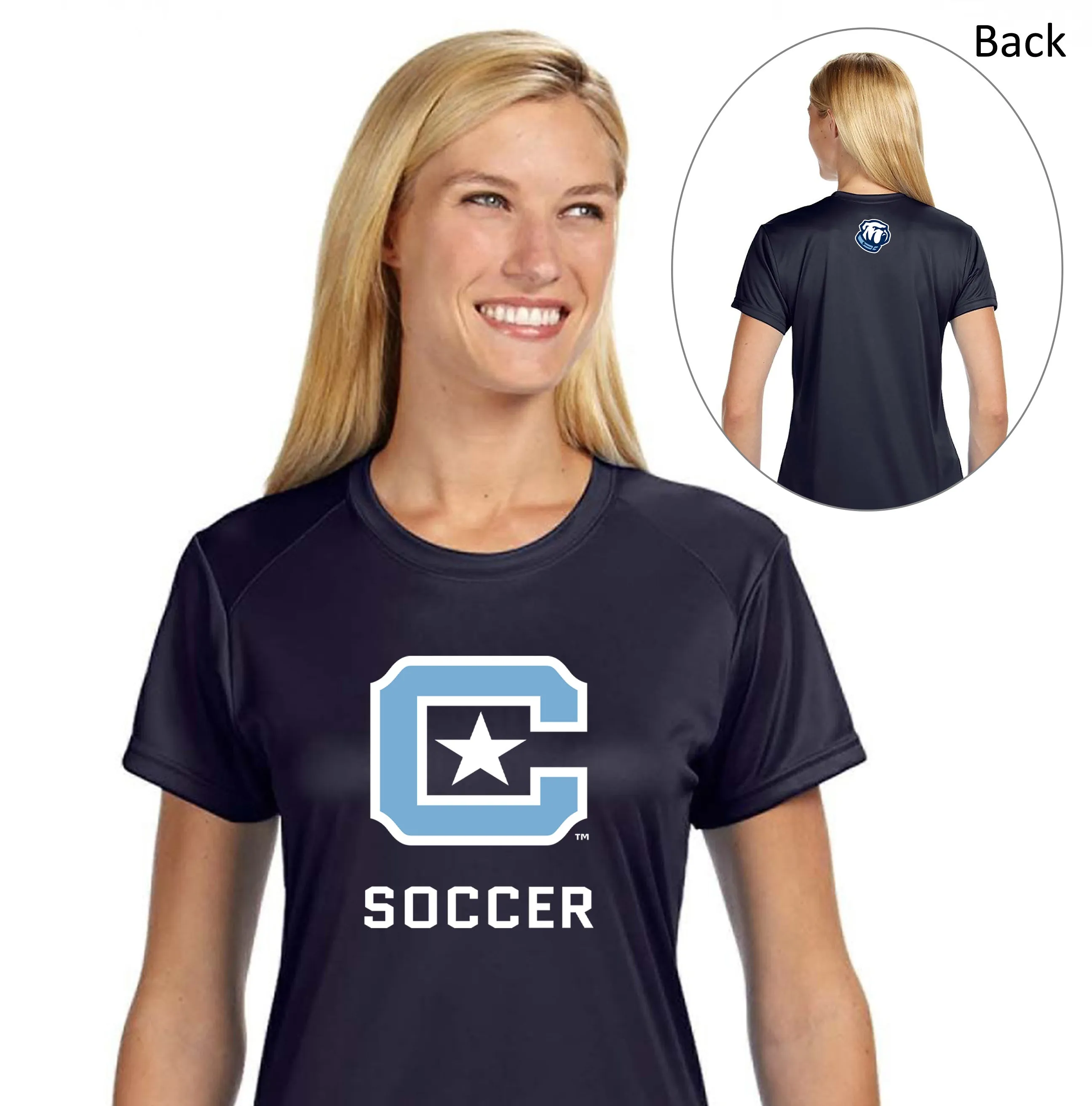 The Citadel, Club Sports - Soccer, A4 Ladies' Cooling Performance T-Shirt