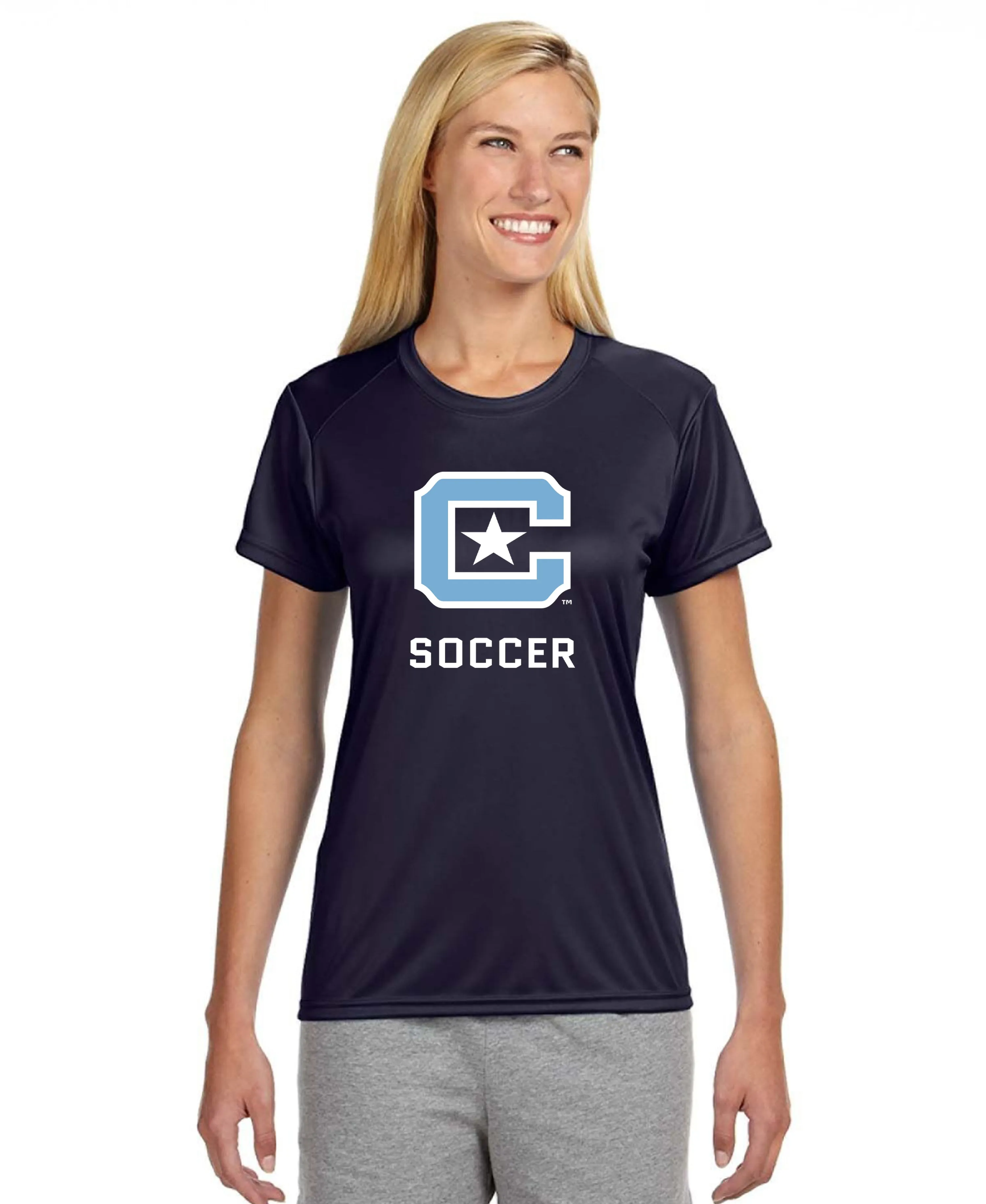 The Citadel, Club Sports - Soccer, A4 Ladies' Cooling Performance T-Shirt