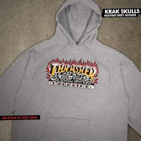 Thrasher Krak Skulls Hooded Sweatshirt