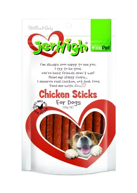 Vitapet Jerhigh Chicken Sticks 100g