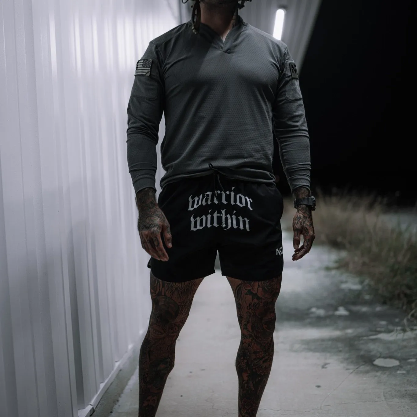 Warrior Within Black Training Shorts