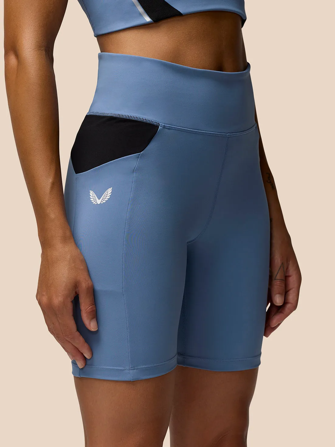 Women's Apex Training Cycle Shorts - Light Blue