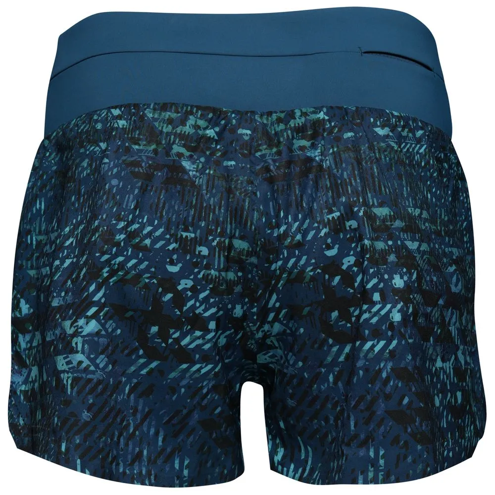 Womens Luna Shorts (Petrol Print)