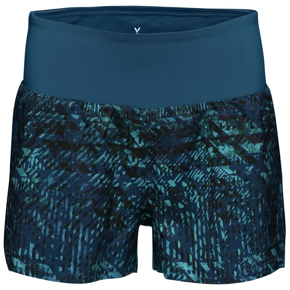 Womens Luna Shorts (Petrol Print)