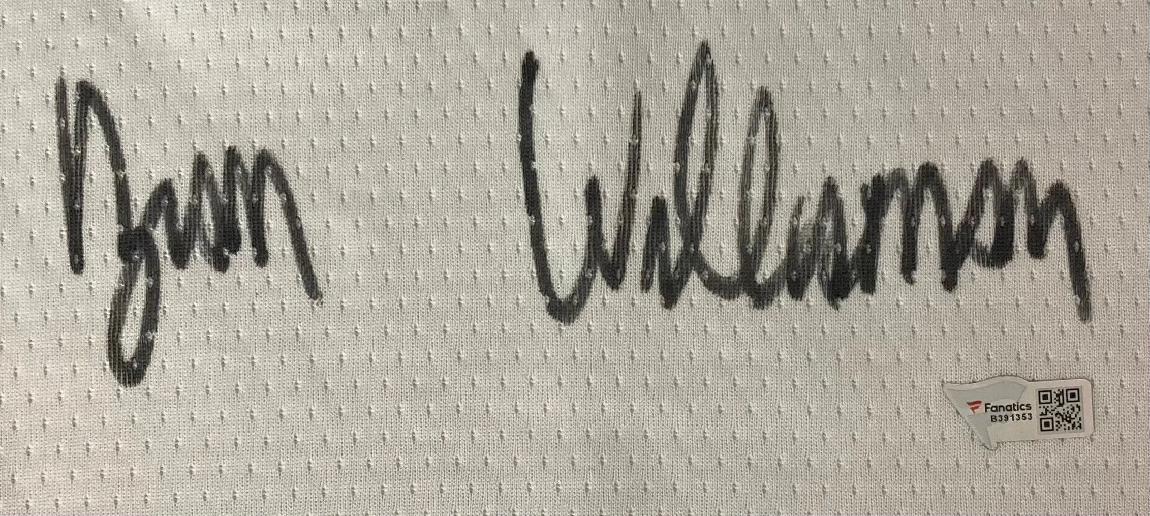 Zion Williamson Signed Pelicans Nike Swingman Basketball Jersey Fanatics